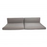 Cane-Line Connect 3-Seater Sofa Cushion Set Taupe