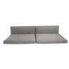 Cane-Line Connect 3-Seater Sofa Cushion Set Taupe - Cane-Line Connect 3-Seater Sofa Cushion Set Taupe