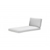 Cane-Line Cushion Set For Connect Chaise Lounge, Right White