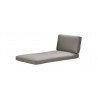 Cane-Line Cushion Set For Connect Chaise Lounge, Right grey