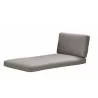 Cane-Line Connect Chaise Lounge Module Sofa Cushion Set Taupe - Cane-Line Connect Chaise Lounge Module Sofa Cushion Set Taupe