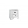 Alpine Furniture Clara Nightstand - Front Side Angle