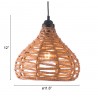 Zuo Modern Nezz Ceiling Lamp Natural - Lamp Only Dimensions