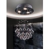 Zuo Modern Pollow Ceiling Lamp Chrome - Lifestyle