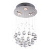 Zuo Modern Pollow Ceiling Lamp Chrome - White BG