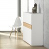 TemaHome Focus Workstation in Pure White & Oak - Lifestyle 2