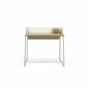 TemaHome Volga Desk in Oak & Pure White - Front 2 - TemaHome Volga Desk in Oak & Pure White - Front 2