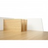TemaHome Volga Desk in Oak & Pure White - Shelf Desk Close-up