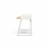 TemaHome Volga Desk in Oak & Pure White - Side - TemaHome Volga Desk in Oak & Pure White - Side