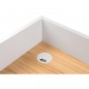 TemaHome Volga Desk in Oak & Pure White - Cable Ready Hole