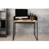 TemaHome Volga Desk in Oak & Pure Black - Lifestyle 