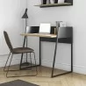 TemaHome Volga Desk in Oak & Pure Black - Lifestyle 2 - TemaHome Volga Desk in Oak & Pure Black - Lifestyle 2