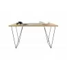 TemaHome Flow Desk in Oak & Black Lacquered Steel - Front with Contents - TemaHome Flow Desk in Oak & Black Lacquered Steel - Front with Contents