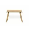 TemaHome Loft Desk in Oak & Pure Black - Front - TemaHome Loft Desk in Oak & Pure Black - Front