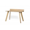 TemaHome Loft Desk in Oak & Pure Black - Angled