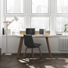 TemaHome Loft Desk in Oak & Pure Black - Lifestyle