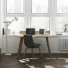 TemaHome Loft Desk in Oak & Pure Black - Lifestyle - TemaHome Loft Desk in Oak & Pure Black - Lifestyle