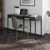 TemaHome City Desk in Walnut & Pure Black - Lifesytle 4