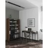 TemaHome City Desk in Walnut & Pure Black - Lifestyle 3 - TemaHome City Desk in Walnut & Pure Black - Lifestyle 3