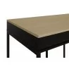 TemaHome City Desk in Light Oak & Pure Black - Corner Edge - TemaHome City Desk in Light Oak & Pure Black - Corner Edge