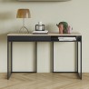 TemaHome City Desk in Light Oak & Pure Black - Lifestyle 1