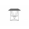 TemaHome Flow Desk  in Concrete Look & Black Steel - Side - TemaHome Flow Desk  in Concrete Look & Black Steel - Side