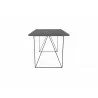 TemaHome Flow Desk  in Concrete Look & Black Steel - Side - TemaHome Flow Desk  in Concrete Look & Black Steel - Side