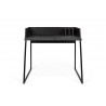 TemaHome Volga Desk in Concrete Look & Pure Black - Front