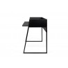 TemaHome Volga Desk in Concrete Look & Pure Black - Side