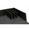 TemaHome Volga Desk in Concrete Look & Pure Black - Shelf Detail - TemaHome Volga Desk in Concrete Look & Pure Black - Shelf Detail