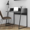 TemaHome Volga Desk in Concrete Look & Pure Black - Lifestyle