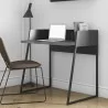 TemaHome Volga Desk in Concrete Look & Pure Black - Lifestyle - TemaHome Volga Desk in Concrete Look & Pure Black - Lifestyle