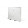 TemaHome Focus Workstation in Walnut & Pure White - Back View