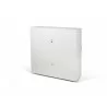 TemaHome Focus Workstation in Walnut & Pure White - Back View - TemaHome Focus Workstation in Walnut & Pure White - Back View