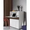 TemaHome Focus Workstation in Walnut & Pure White - Lifestyle 3 - TemaHome Focus Workstation in Walnut & Pure White - Lifestyle 3