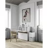 TemaHome Focus Workstation in Walnut & Pure White - Lifestyle 2 - TemaHome Focus Workstation in Walnut & Pure White - Lifestyle 2