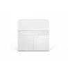 TemaHome Focus Workstation in Pure White - Front and Closed - TemaHome Focus Workstation in Pure White - Front and Closed