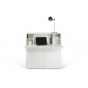 TemaHome Focus Workstation in Pure White - Front with Contents