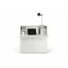 TemaHome Focus Workstation in Pure White - Front with Contents - TemaHome Focus Workstation in Pure White - Front with Contents