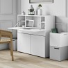 TemaHome Focus Workstation in Pure White - Lifestyle 