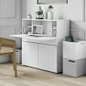 TemaHome Focus Workstation in Pure White - Lifestyle  - TemaHome Focus Workstation in Pure White - Lifestyle 