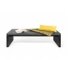 TemaHome Detroit Bench in Concrete & Pure Black - Front with Contents - TemaHome Detroit Bench in Concrete & Pure Black - Front with Contents
