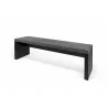 TemaHome Detroit Bench in Concrete & Pure Black - Top Angled - TemaHome Detroit Bench in Concrete & Pure Black - Top Angled