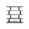 TemaHome Step High in Concrete Look & Pure Black - Front