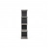 TemaHome Step High in Concrete Look & Pure Black - Side
