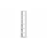 TemaHome Pombal Bookshelf 16" Starter Kit in Pure White - Angled - TemaHome Pombal Bookshelf 16" Starter Kit in Pure White - Angled