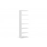 TemaHome Pombal Bookshelf 28" Expansion Kit in Pure White - Left Back Angled