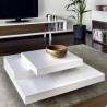 TemaHome Slate 35x35 Coffee Table in Pure White - Lifestyle 2