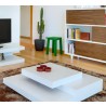 TemaHome Slate 35x35 Coffee Table in Pure White - Lifestyle 4
