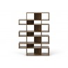 TemaHome London Bookshelf 2010-003 in Walnut Frame and Walnut Backs - Front